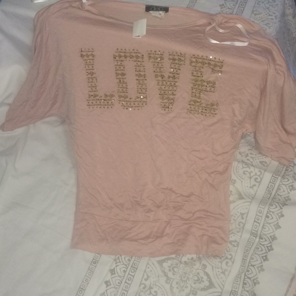 NWT LOVE top xs